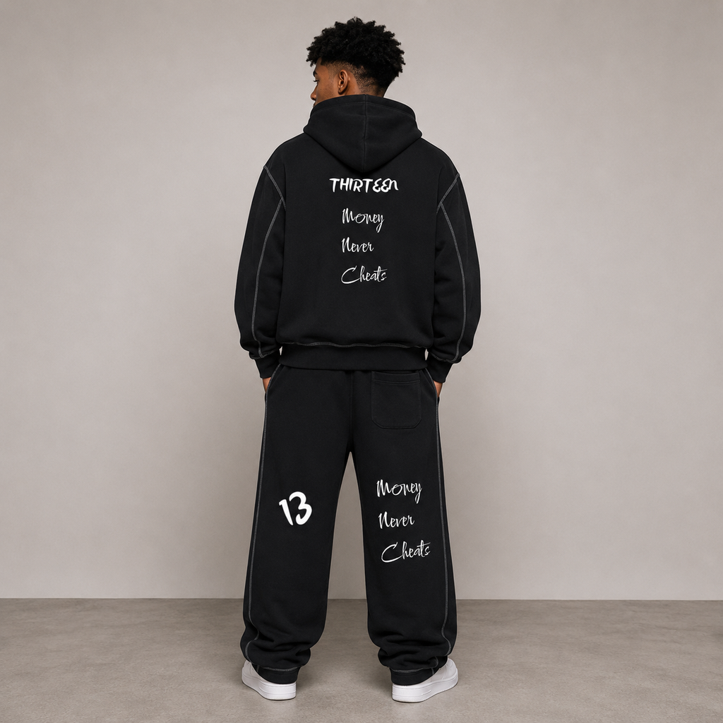 Contrast-Stitched Fleece Sweatpants ODMPOD